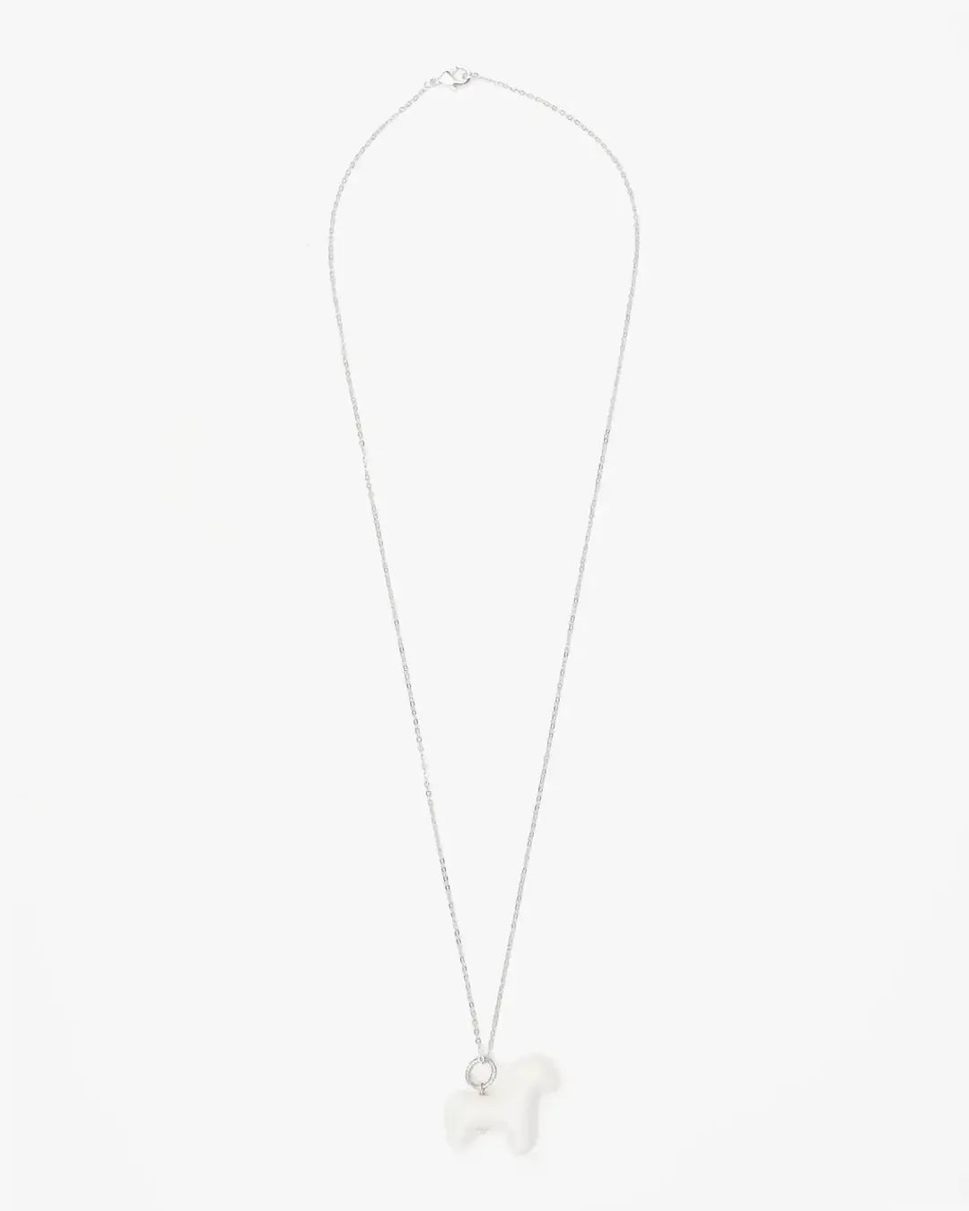 Luili Porcelain Horse Pendant on a chain