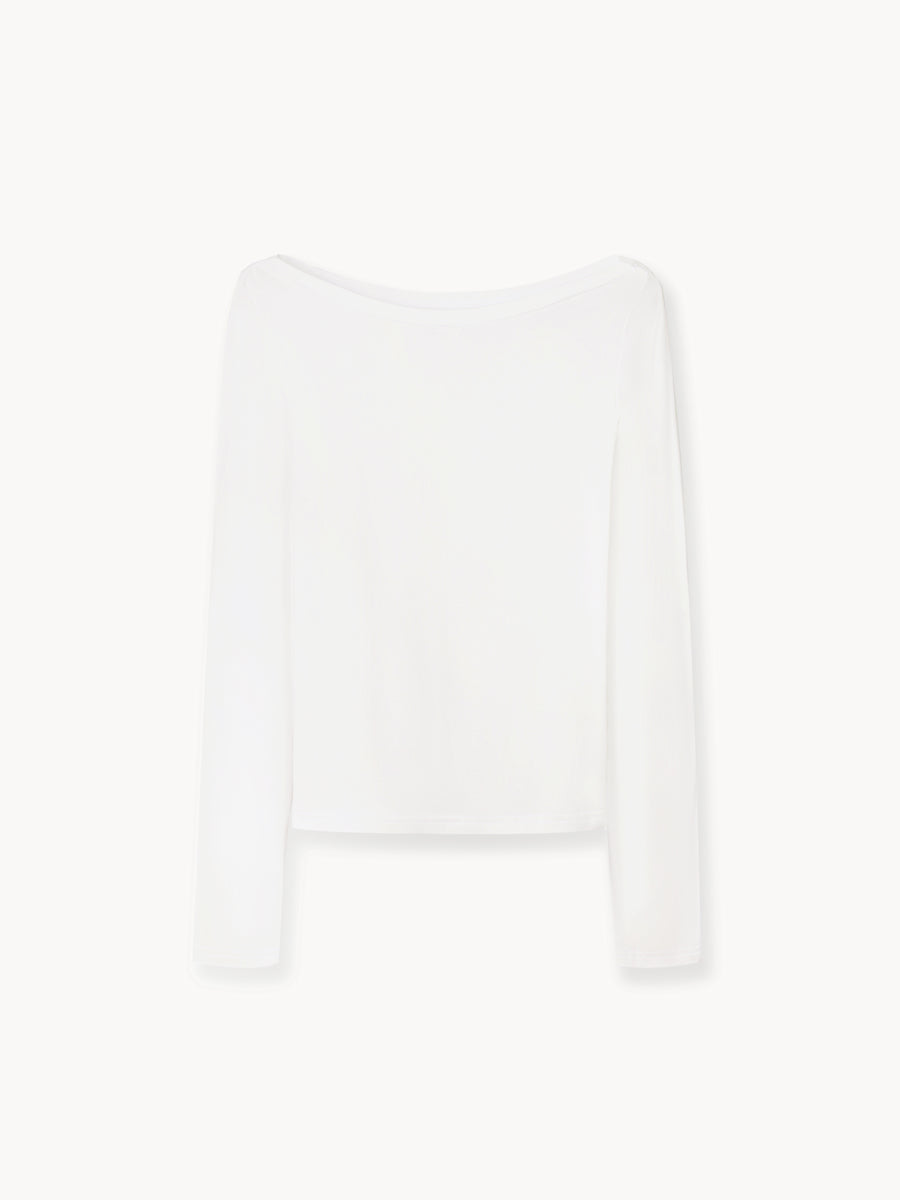 Basic Longsleeve Top in milk