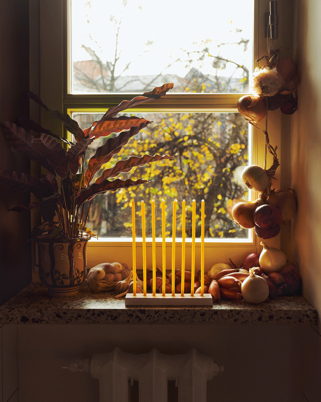 An Eight-Arm Candle Holder