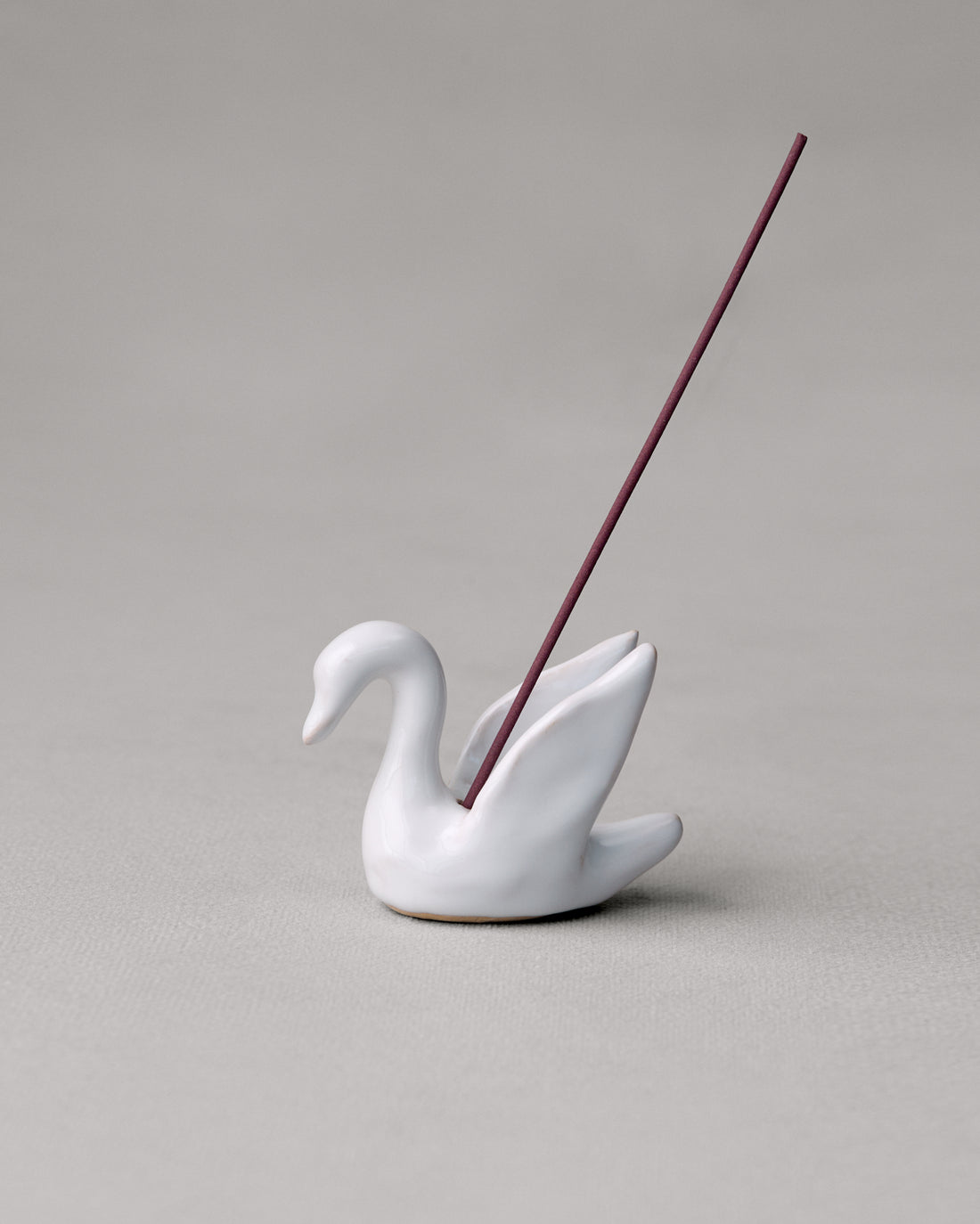 White Swan Incense Holder