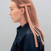 Ribbon Barette Peachy