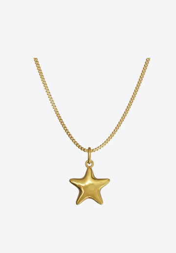 Necklace Star in gold