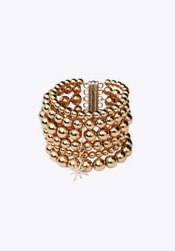 New York Star Bracelet in gold