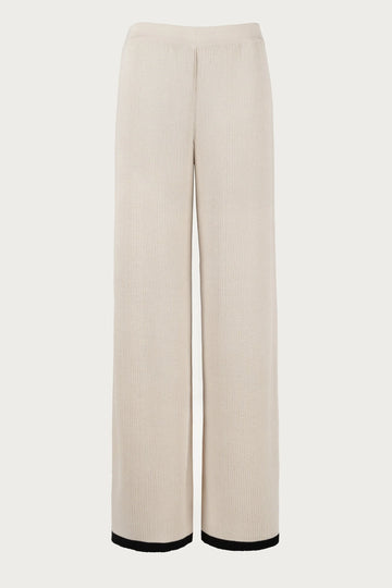 Fine Knit Pants in pearl