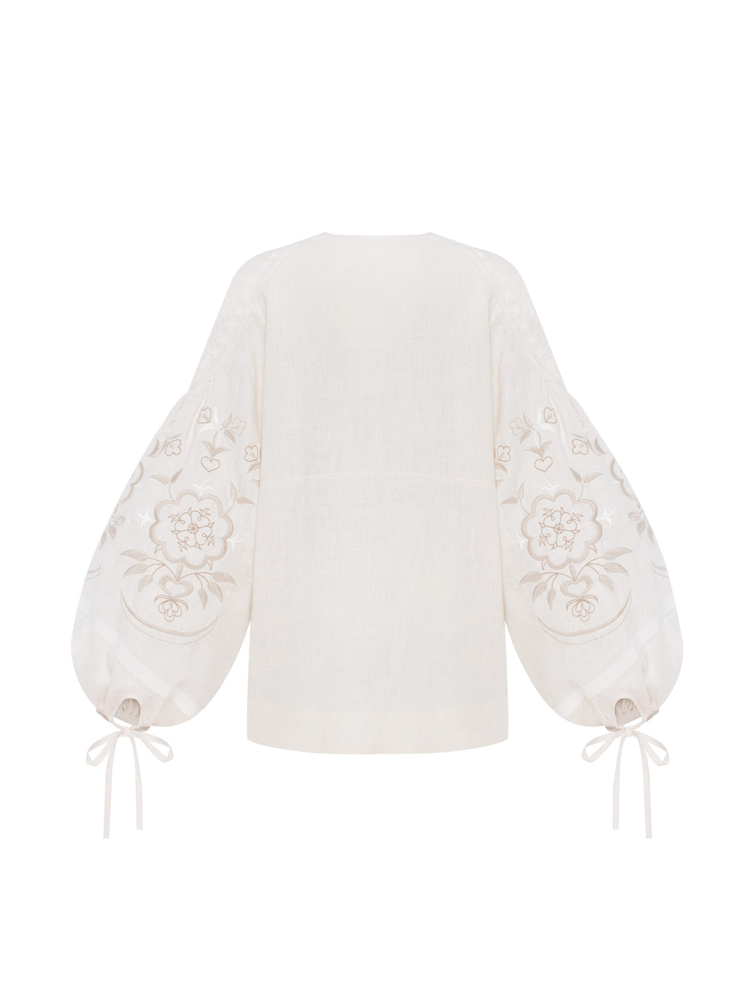 Örnek Vyshyvanka Shirt in milky white