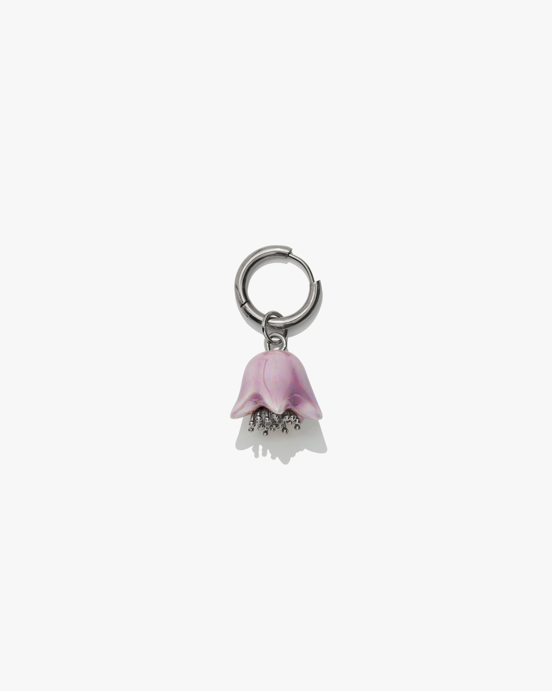 Polysk Bell mono earring in lilac