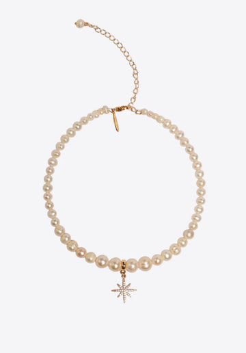Pearl Morning Star Choker