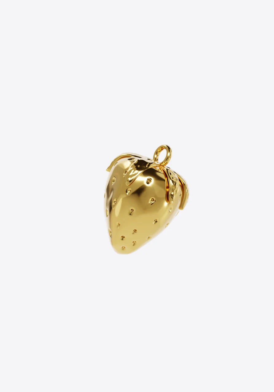 Pendant Strawberry in gold