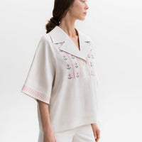 Bessarabiya Vyshyvanka Shirt in milk