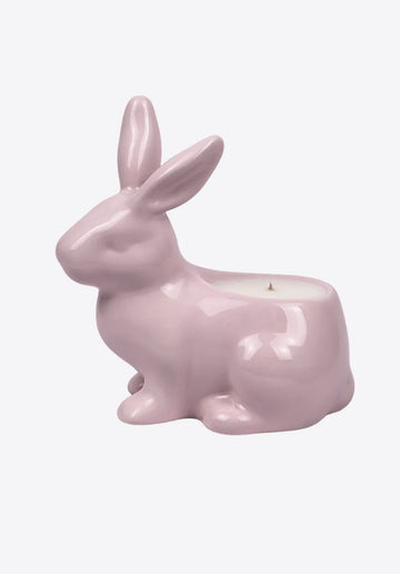 Pink Rabbit Candle