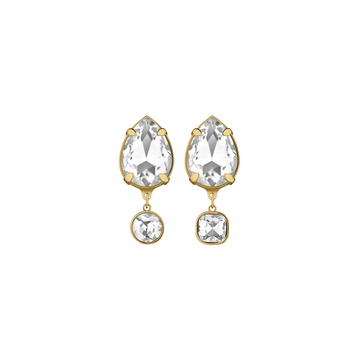 Radiance Clip Earrings in gold