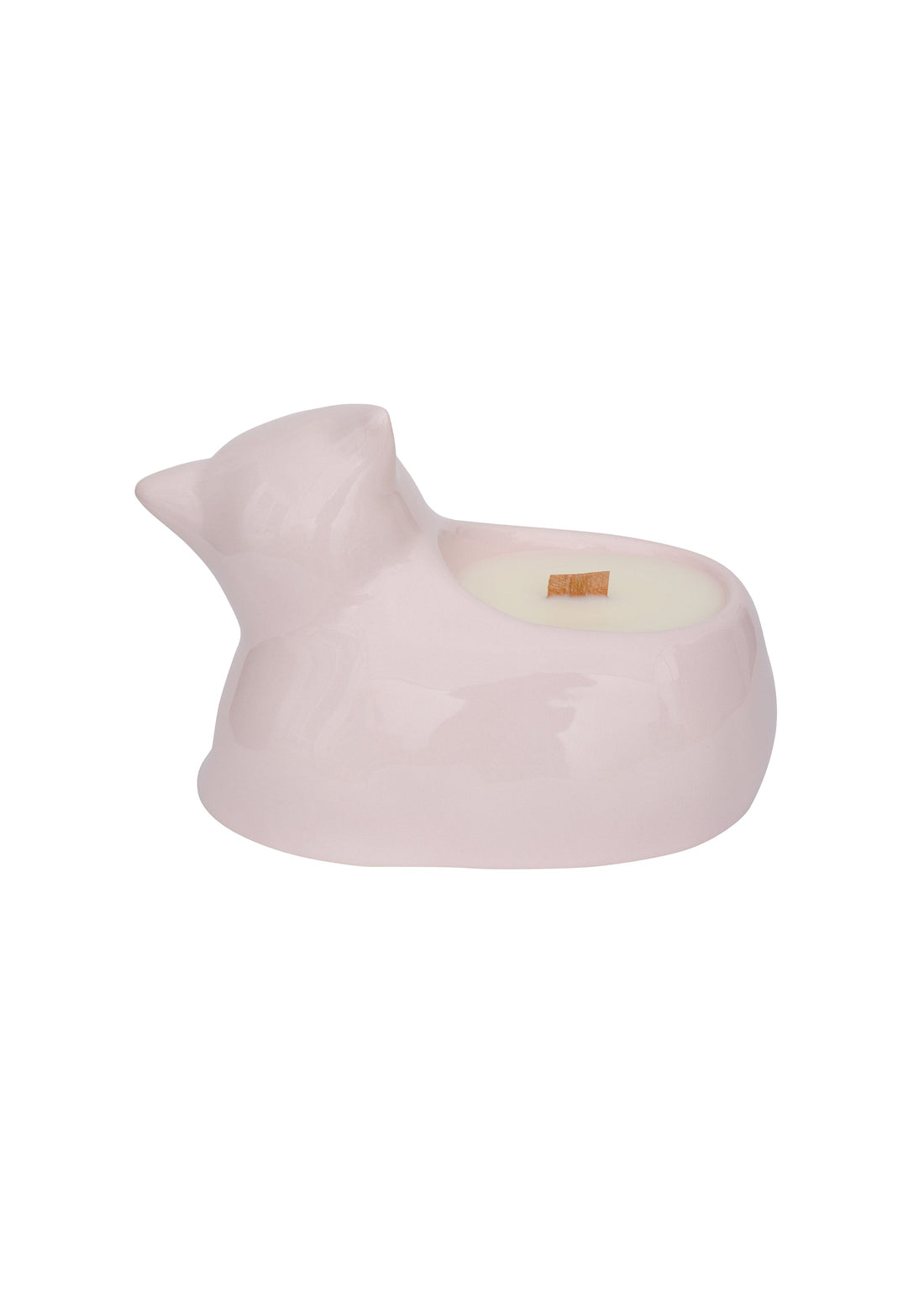 Kitty Candle in pink