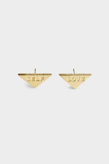 Self-love Earrings in Gold