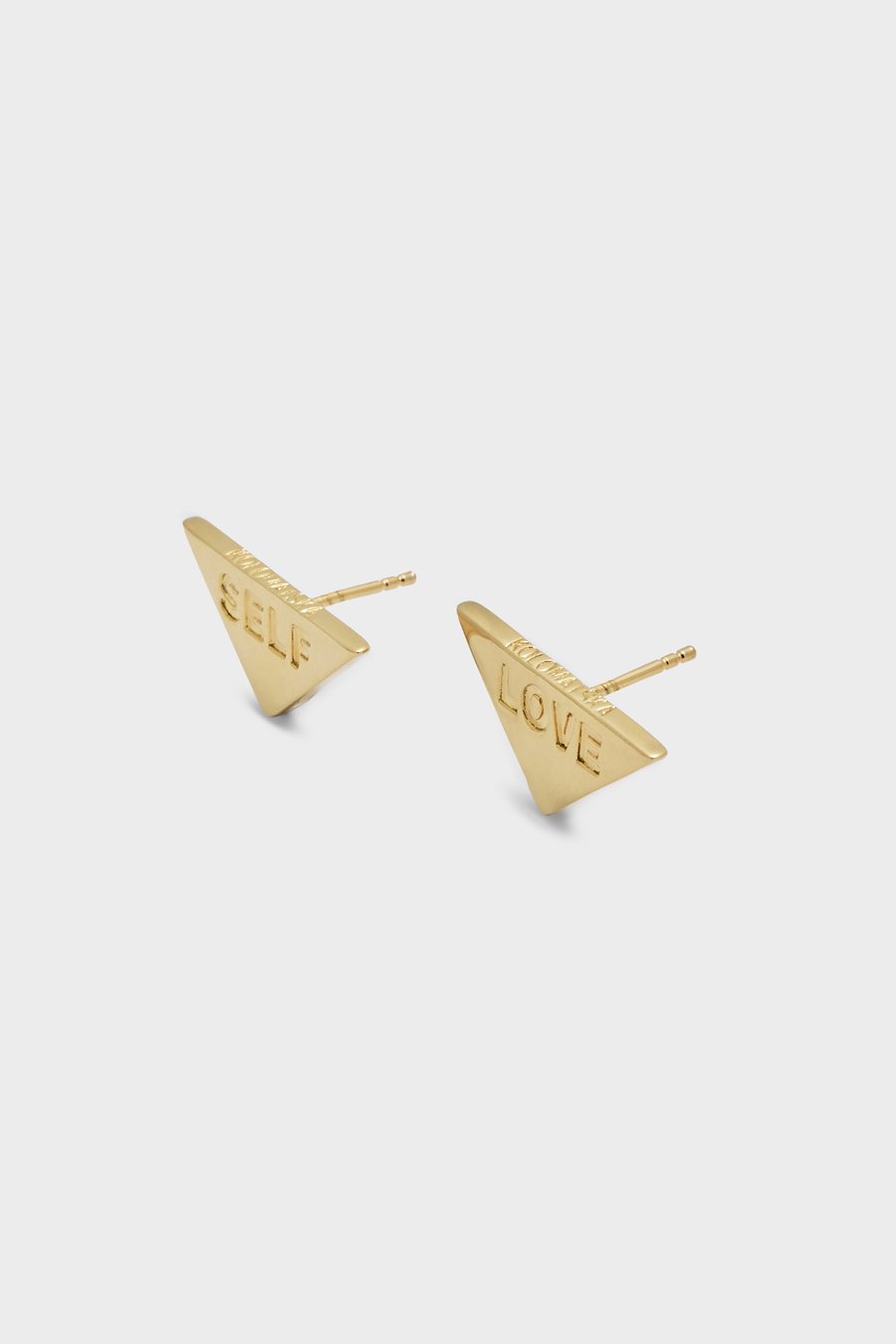 Self-love Earrings in Gold