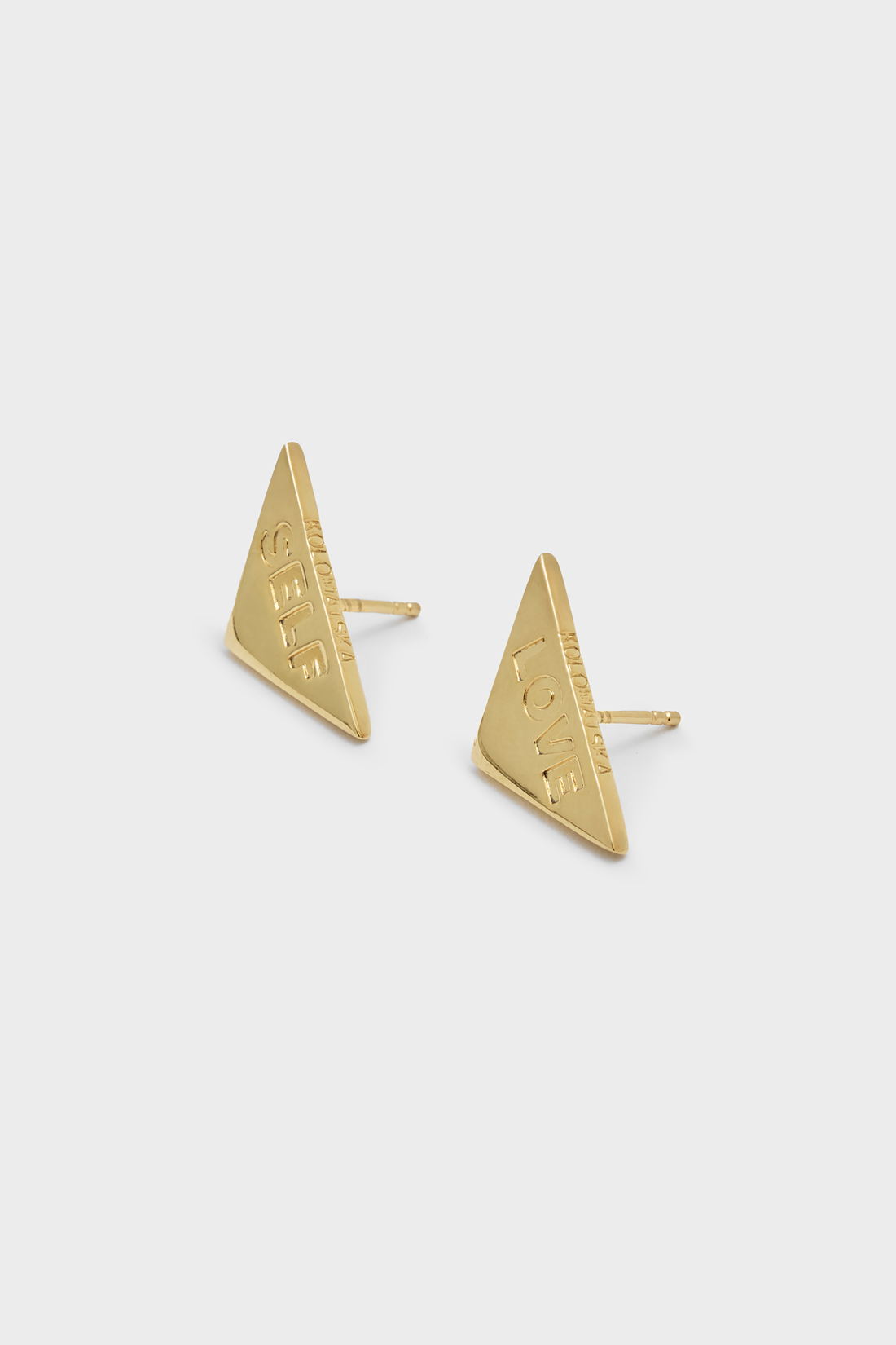 Self-love Earrings in Gold