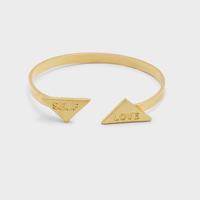 Self-love Biceps Bracelet in gold