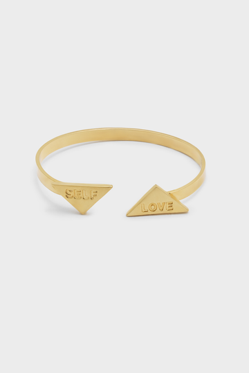 Self-love Biceps Bracelet in gold