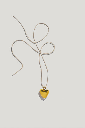 Skarb gold heart pendant big