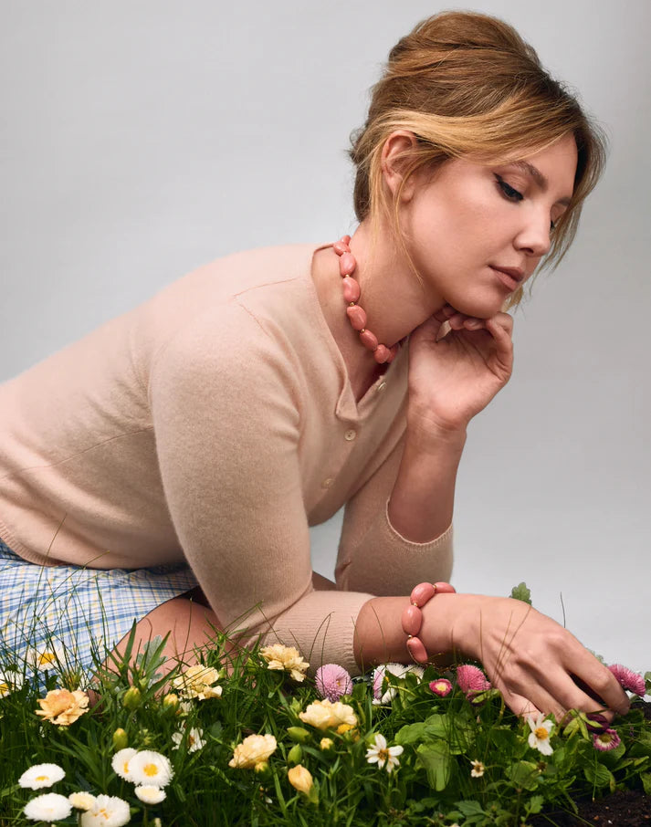 Beans Necklace in pink