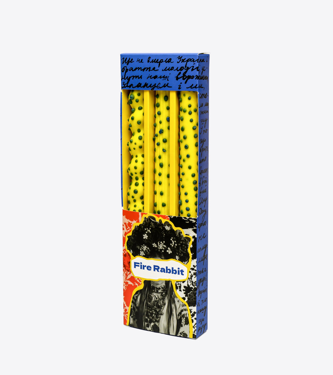 Independence Dotted Taper Candles