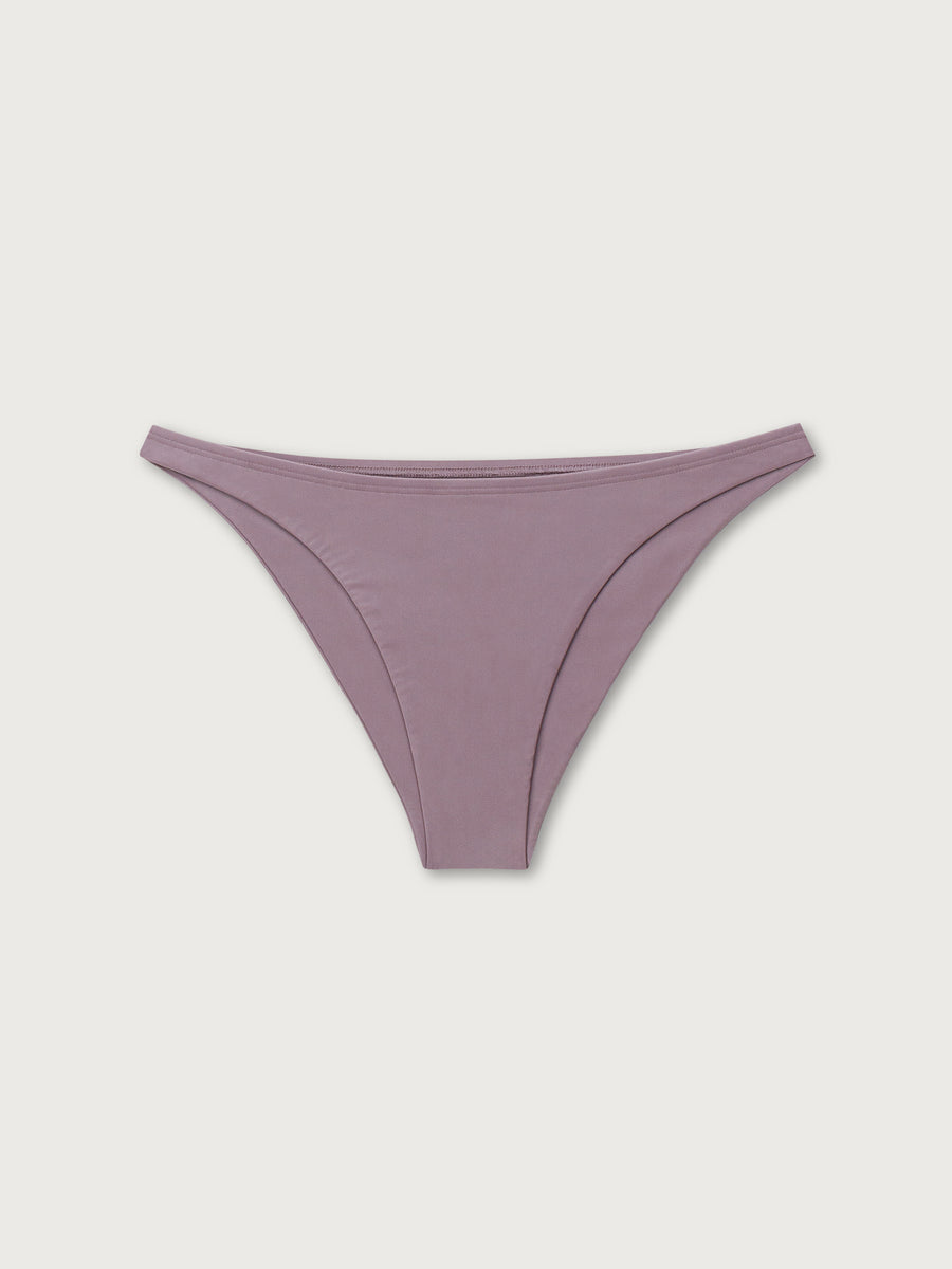 Metallic lilac bikini bottoms