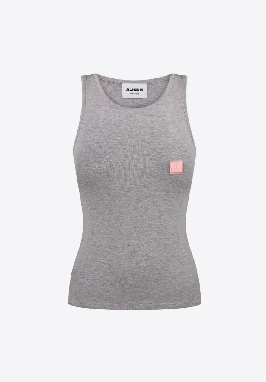 Viscose Top in heather grey