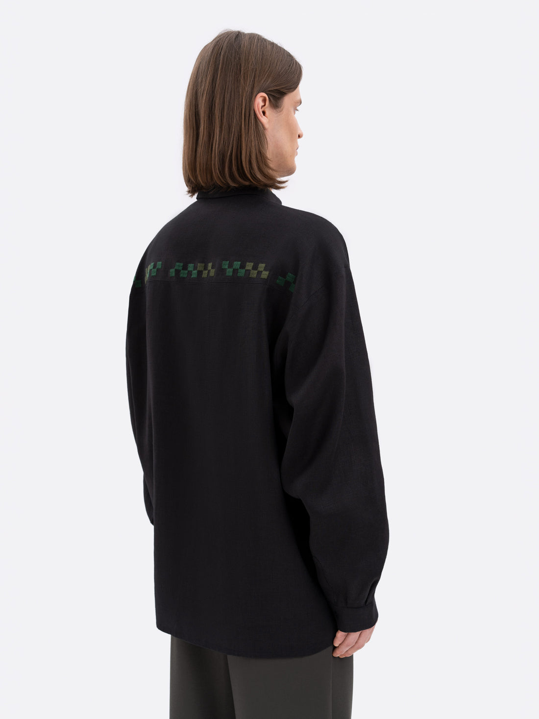 Konopli Men's Embroidered Shirt