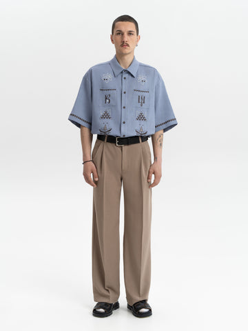 Kyi Blue Vyshyvanka Shirt