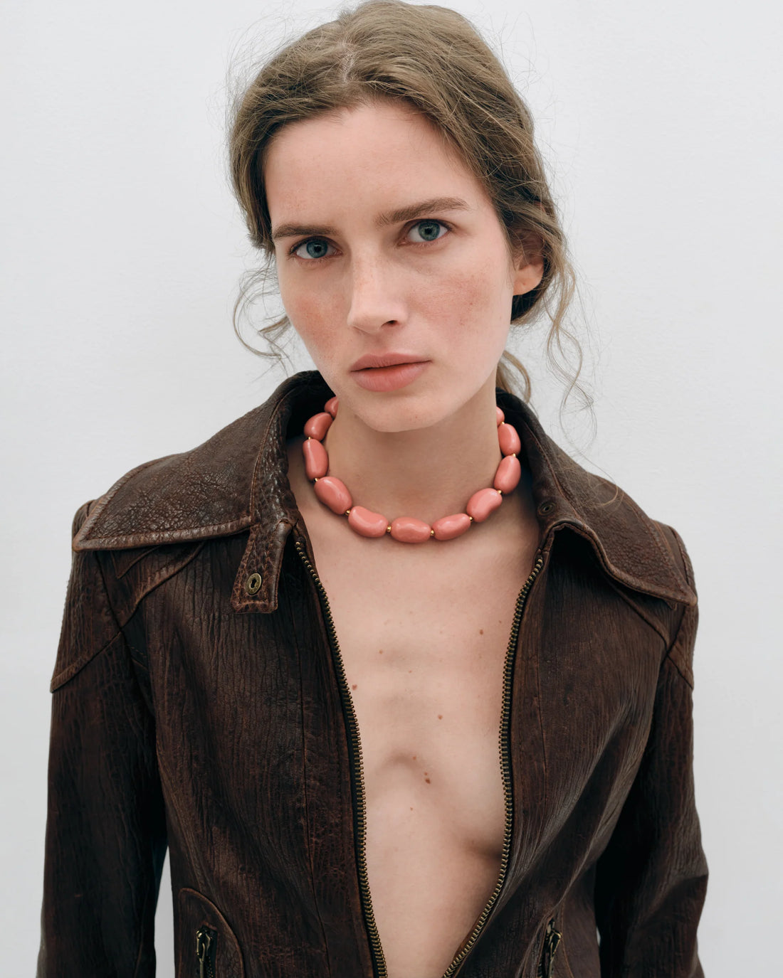 Beans Necklace in pink