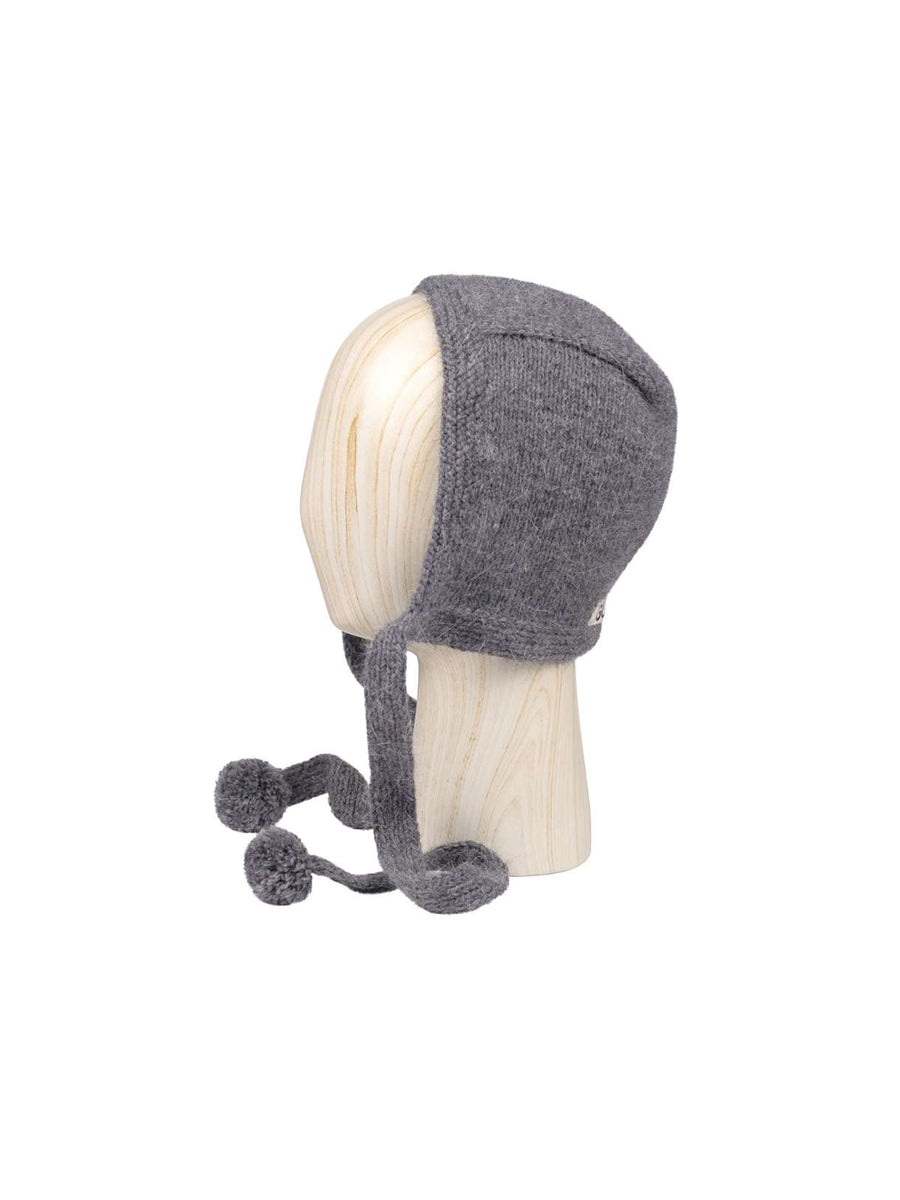 Bonnet hat in grey