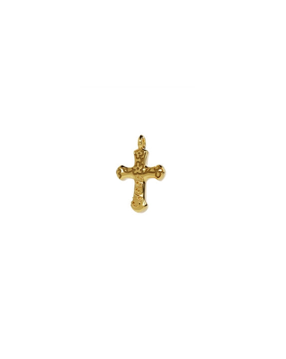 Mini Cross Pendant in gold