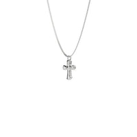 Mini Cross Pendant in silver