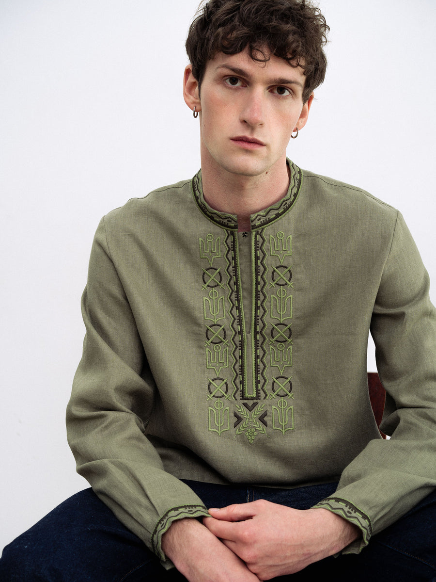 Kyivan Rus 988 Men’s Vyshyvanka Shirt
