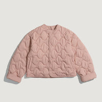 Quilted Liner Jacket in powder