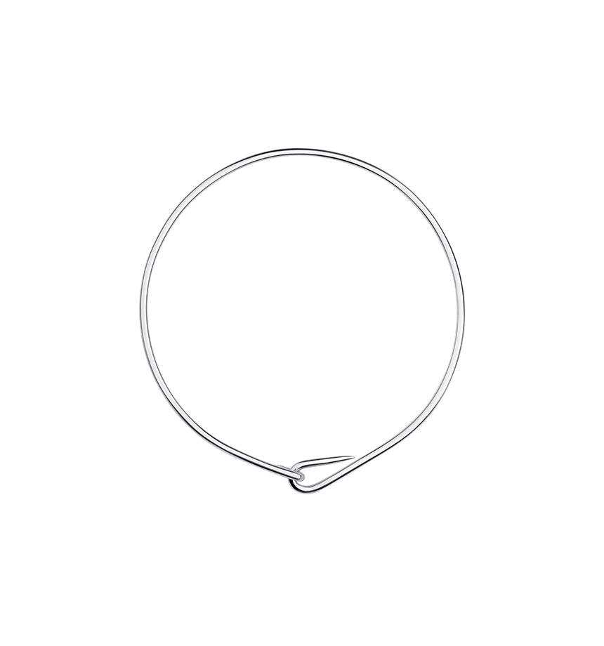 Loop Necklace in silver