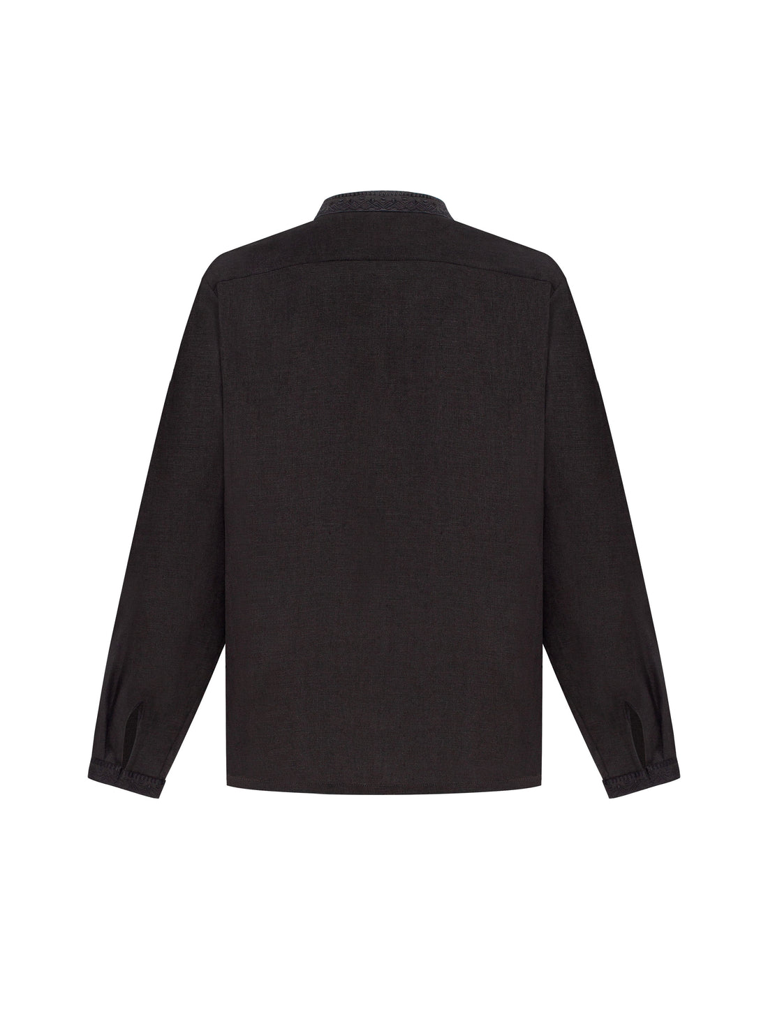 Khartiia Men's Vyshyvanka Shirt in black