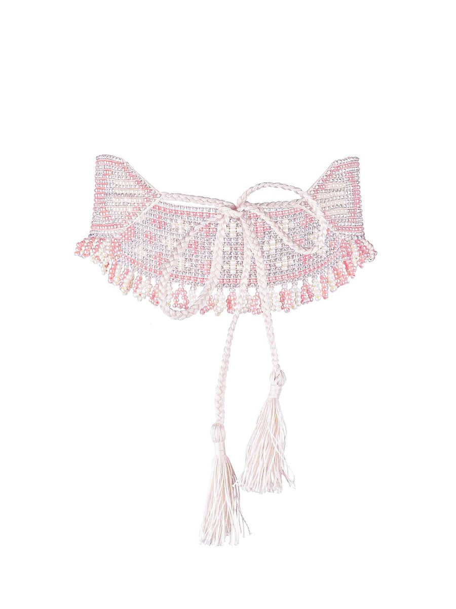 Beaded Herdan in pink