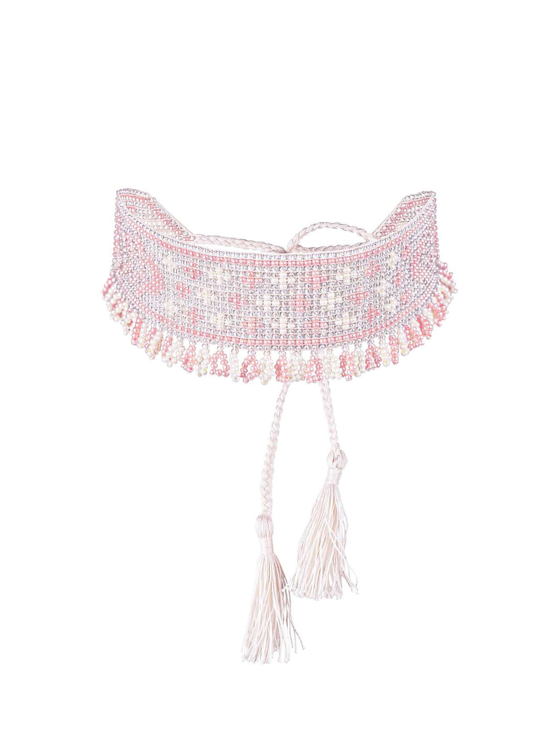 Beaded Herdan in pink