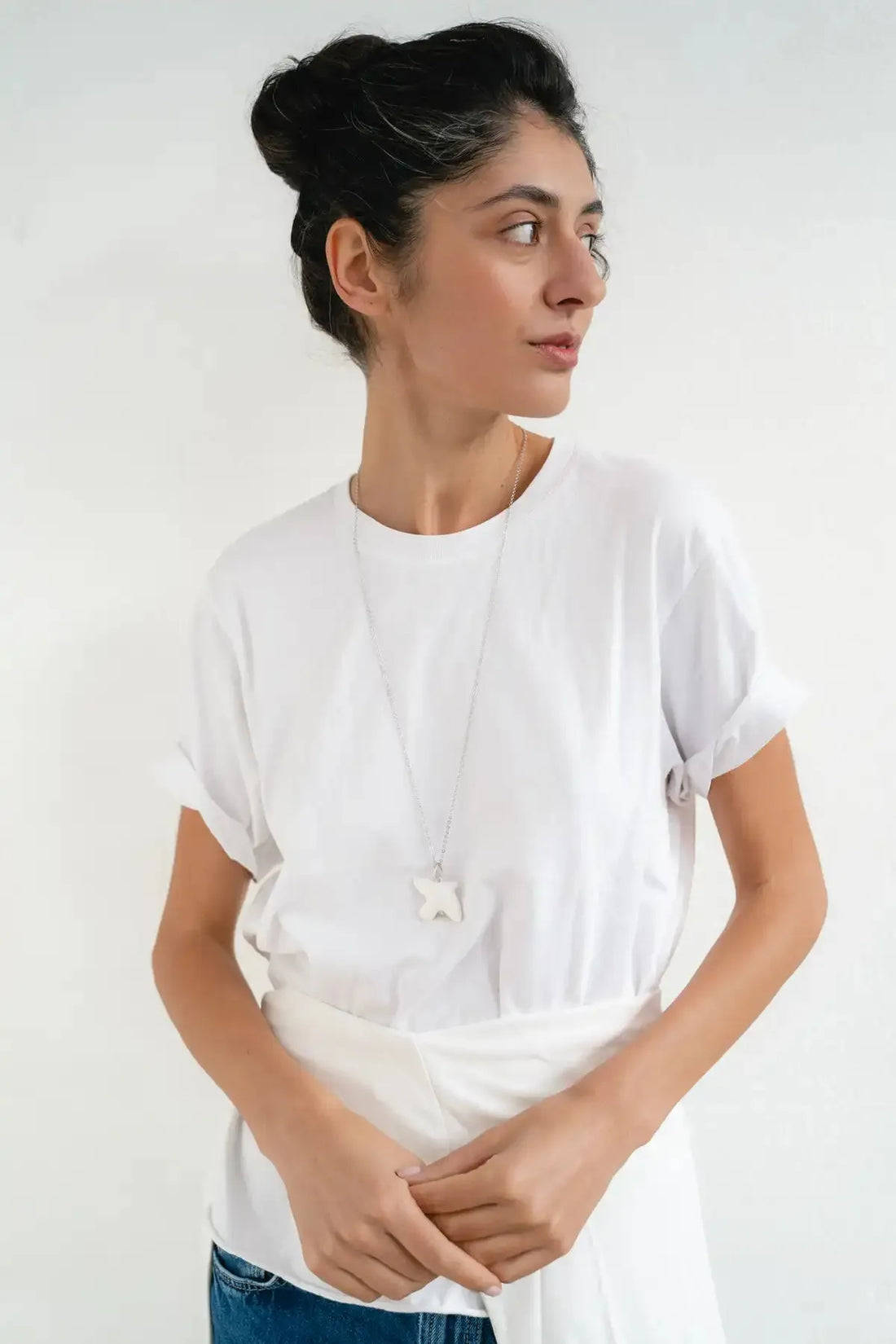 Myrni bird pendant on a chain