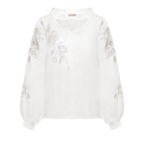 White Rose Vyshyvanka Shirt
