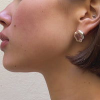 Molten Frame Studs in pink