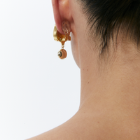 Radiance Clip Earrings in gold