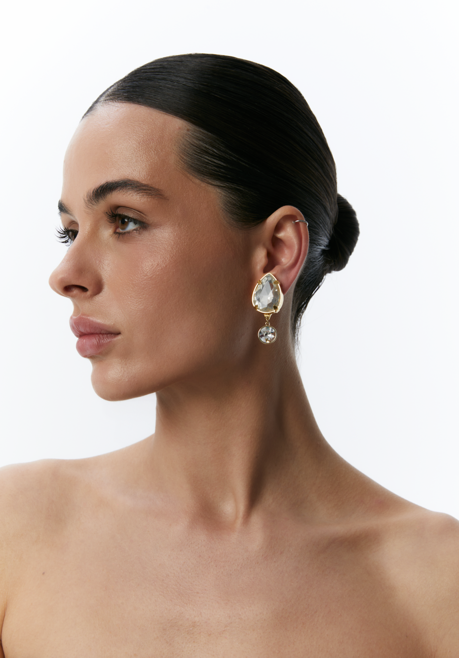 Radiance Clip Earrings in gold