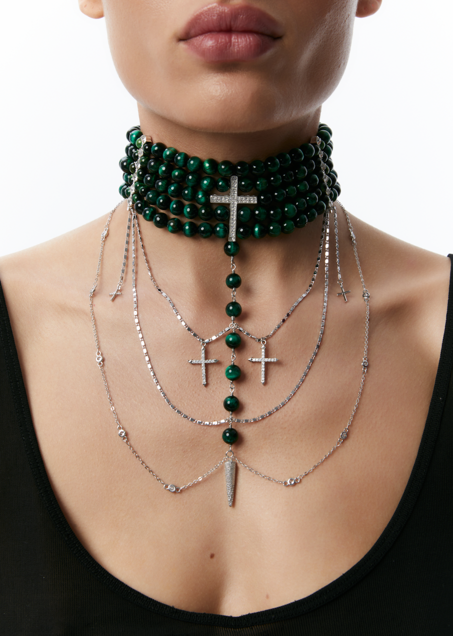 Innocent Dark Green Necklace