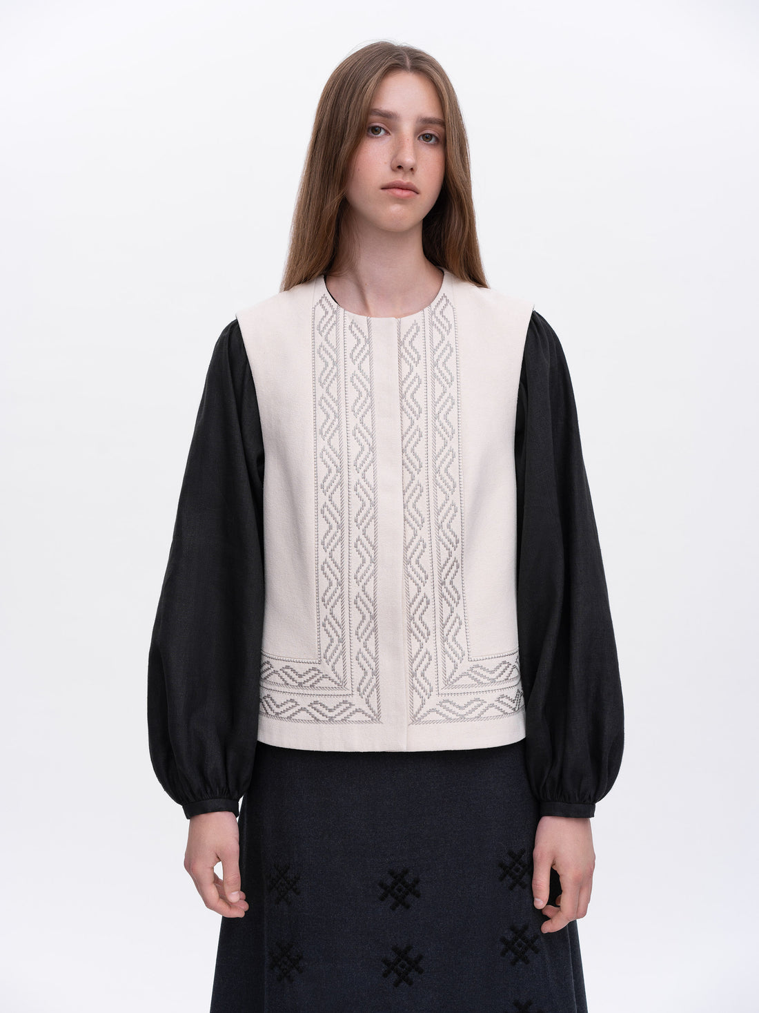 Haina Embroidered Vest