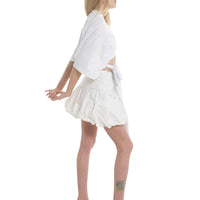 Shu Mini Skirt in white