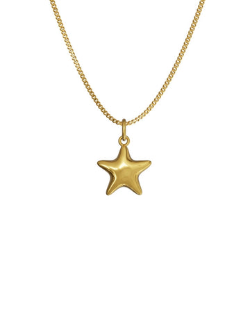 Necklace Star in gold