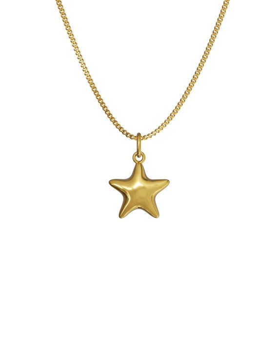 Necklace Star in gold