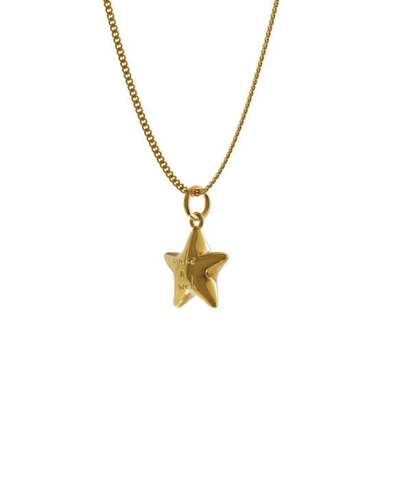 Necklace Star in gold