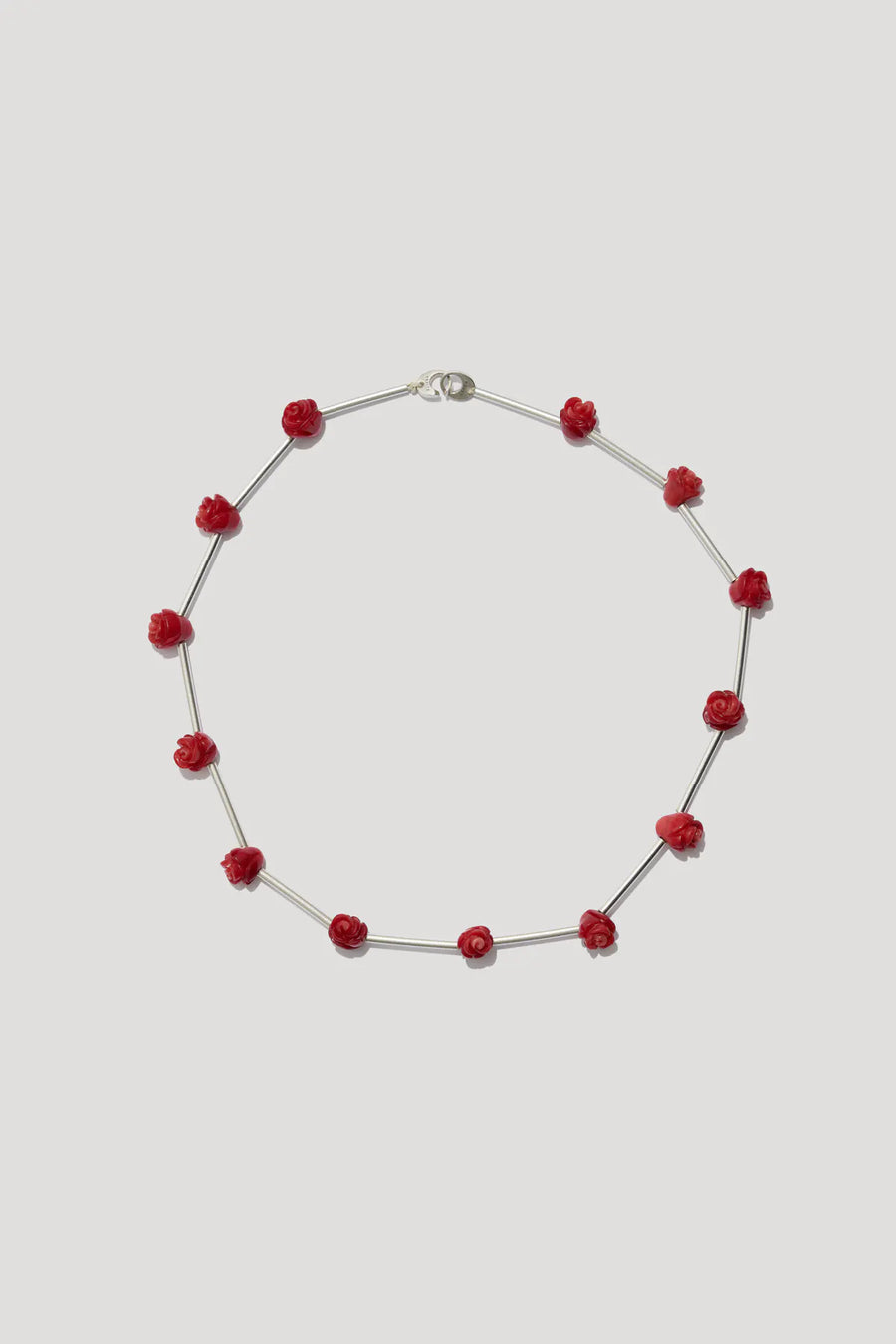 Rosarium Necklace in silver
